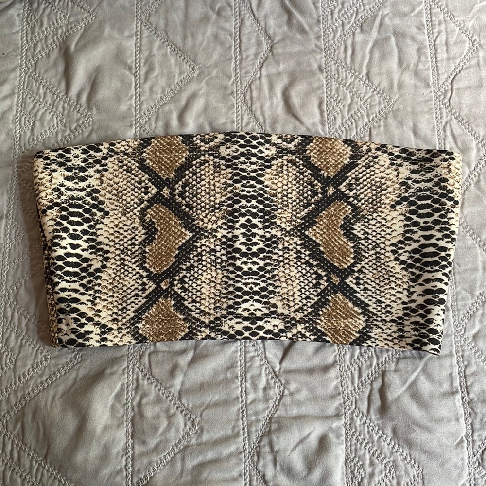 snake skin bralette